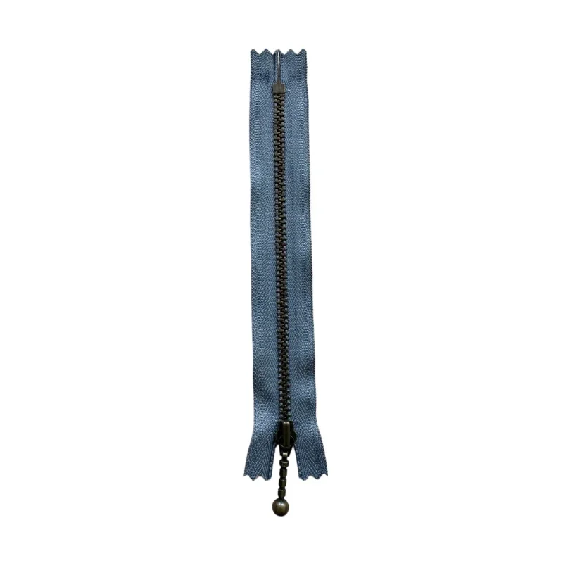 YKK Fast Blixtlås Antik Mässing 4 mm 15 cm Premium